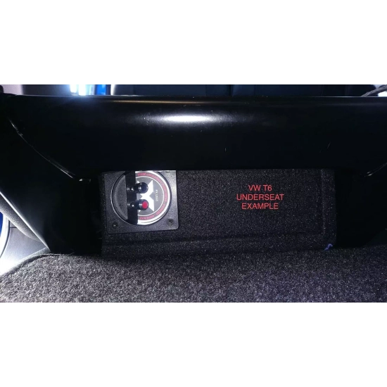 Excursion PX-US65 2 pasywne subwoofery pod siedzenia samochodowe z głośnikami 165mm - 200/600W, 2ohm, obudowy bass-reflex z MDF dla prawej i lewej str